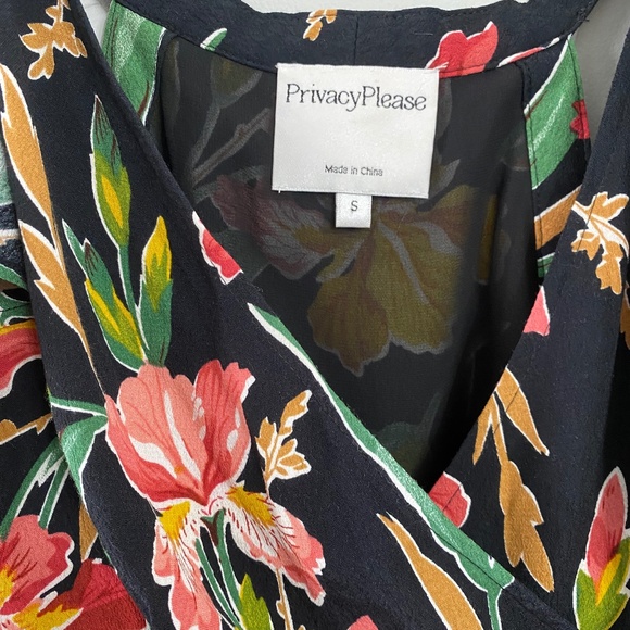 REVOLVE PRIVACY PLEASE LEON COLD SHOULDER FLORAL ROMPER - Picture 4 of 7